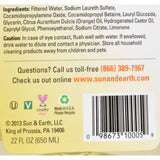 Sun And Earth Natural Concentrated Liquid Dish Soap - Light Citrus - Case Of 6 - 22 Oz