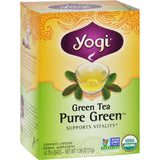 Yogi Tea Pure Green - Green Tea - Contains Caffeine - 16 Tea Bags