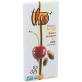 Theo Chocolate Organic Chocolate Bar - Classic - Dark Chocolate - 70 Percent Cacao - Cherry And Almond - 3 Oz Bars - Case Of 12