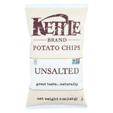 Kettle Brand Potato Chips - Unsalted - Case Of 15 - 5 Oz.