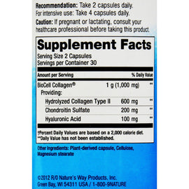 Nature's Way Hydraplenish Hyaluronic Acid - 60 Capsules