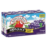 Apple And Eve 100 Percent Juice - Grape - Case Of 5 - 200 Ml