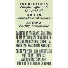 Aura Cacia Essential Oil Ginger - 0.5 Fl Oz
