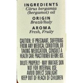Aura Cacia Pure Essential Oil Bergamot - 0.5 Fl Oz