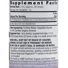 Nature's Answer Fo-ti Cured Root - 1 Fl Oz