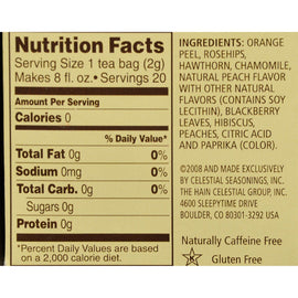 Celestial Seasonings Herbal Tea - Country P Passion - Caffeine Free - 20 Bags