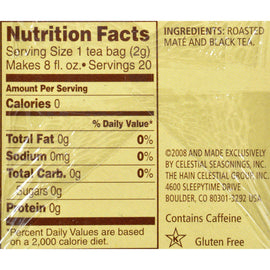 Celestial Seasonings Black Tea - Morning Thunder - 20 Bags