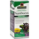 Nature's Answer Sambucus Nigra Black Elder Berry Extract - 4 Fl Oz