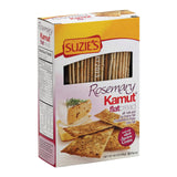 Suzie's Flat Bread - Rosemary Kamut - Case Of 12 - 4.5 Oz.