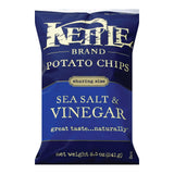 Kettle Brand Potato Chips - Sea Salt And Vinegar - Case Of 12 - 8.5 Oz.