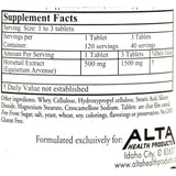 Alta Health Products Silica With Bioflavonoids - 500 Mg - 120 Tablets