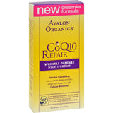 Avalon Organics Coq10 Wrinkle Defense Night Creme - 1.75 Fl Oz