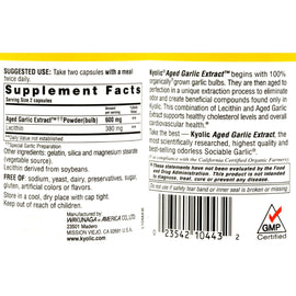 Kyolic Aged Garlic Extract Cholesterol Formula 104 - 300 Capsules