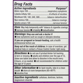 Natrabio Smoking Withdrawl Non-habit Forming - 60 Tablets