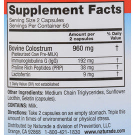 Symbiotics Colostrum Plus - 480 Mg - 120 Capsules