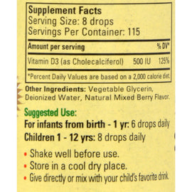 Childlife Vitamin D3 Natural Berry - 1 Fl Oz