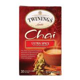 Twining's Tea Chai - Ultra Spice - Case Of 6 - 20 Bags