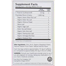 Yogi Perfect Energy Herbal Tea Raspberry Passion - 16 Tea Bags - Case Of 6