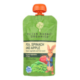 Peter Rabbit Organics Veggie Snacks - Pea, Spinach And Apple - Case Of 10 - 4.4 Oz.