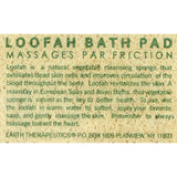 Earth Therapeutics Loofah Bath Pad - 1 Pad