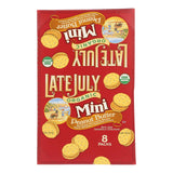 Late July Snacks Sandwich Crackers - Peanut Butter - Case Of 4 - 1.125 Oz.