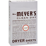 Mrs. Meyer's Dryer Sheets - Lavender - Case Of 12 - 80 Sheets