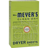 Mrs. Meyer's Dryer Sheets - Lemon Verbena - Case Of 12 - 80 Sheets