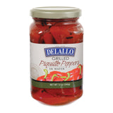 Delallo Grilled Piquillo Peppers - Case Of 12 - 12 Oz.