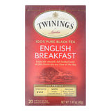 Twining's Tea English Breakfast Tea - Black Tea - Case Of 6 - 20 Bags