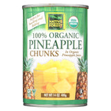 Native Forest Organic Chunks - Pineapple - Case Of 6 - 14 Oz.