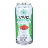 Steaz Zero Calorie Green Tea - Raspberry - Case Of 12 - 16 Fl Oz.