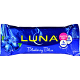 Clif Bar Luna Bar - Organic Blueberry Bliss - Case Of 15 - 1.69 Oz