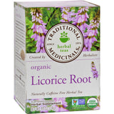 Traditional Medicinals Organic Licorice Root Herbal Tea - 16 Tea Bags - Case Of 6