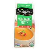 Imagine Foods Vegetable Broth - Low Sodium - Case Of 12 - 32 Fl Oz.