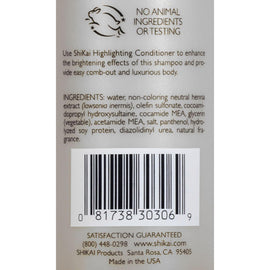 Shikai Highlighting Shampoo - 12 Fl Oz