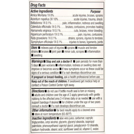 Natrabio The Arnica Rub Pain Relief Cream - 2 Oz