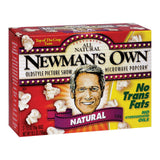 Newman's Own Natural Flavor Microwave - Popcorn - Case Of 12 - 10.5 Oz.