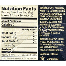 Celestial Seasonings Green Tea - 20 Tea Bags - Case Of 6