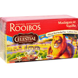 Celestial Seasonings Red Tea Caffeine Free Madagascar Vanilla - 20 Tea Bags - Case Of 6