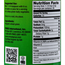 Pines International Wheat Grass Powder - 10 Oz