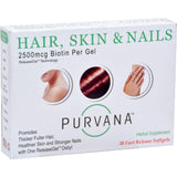 Heaven Sent Purvana Hair Skin Nails - 2500 Mcg - 30 Softgels