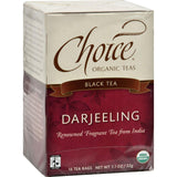 Choice Organic Teas Darjeeling Tea - 16 Tea Bags - Case Of 6