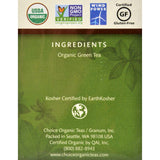 Choice Organic Teas Premium Japanese Green Tea - 16 Tea Bags - Case Of 6