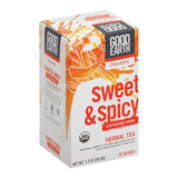 Good Earth Herbal Tea - Organic Sweet And Spicy Caffeine Free - Case Of 6 - 18 Bags