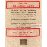 Health Plus Pure Psyllium Husk - 12 Oz
