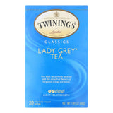 Twining's Tea Black Tea - Lady Grey - Case Of 6 - 20 Bags