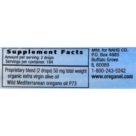 North American Herb And Spice Oreganol Oil Of Oregano - 0.45 Fl Oz