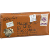 Chocolove Xoxox Premium Chocolate Bar - Milk Chocolate - Hazelnuts - 3.2 Oz Bars - Case Of 12