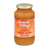 Vermont Village Organic Applesauce - Peach - Case Of 6 - 24 Oz.