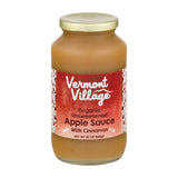 Vermont Village Organic Applesauce - Cinnamon - Case Of 6 - 24 Oz.